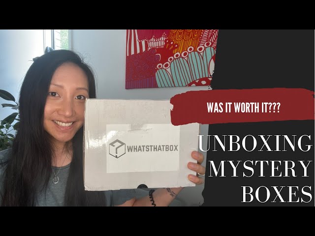 Unboxing Mystery boxes | whatsthatbox