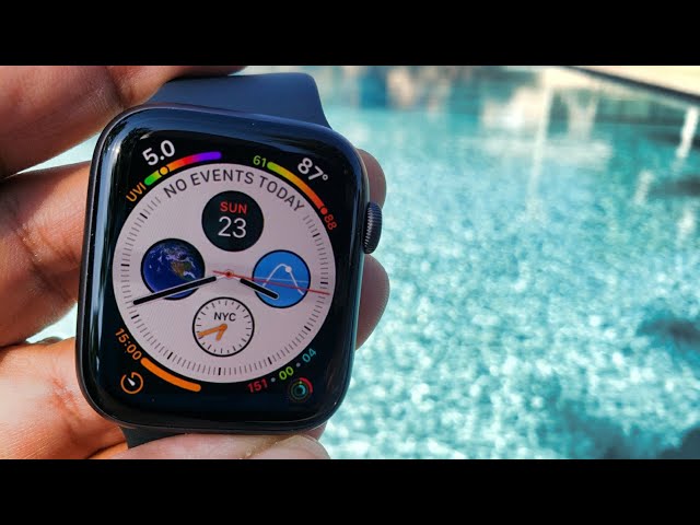 2018 @Apple Watch Series 4 LTE Cellular & GPS Pool Test (Watch Before Getting In The Water)