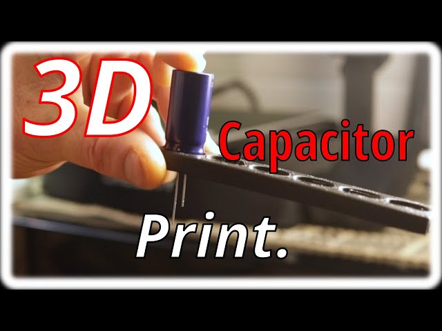 3D Printing a capacitor Bank for the Diy Electric surfboard.