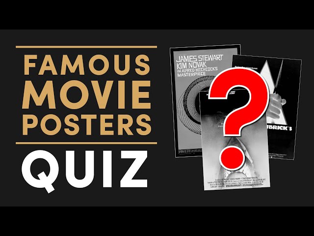 Can you name the FAMOUS MOVIE POSTERS?... without names, inverted and in black and white!