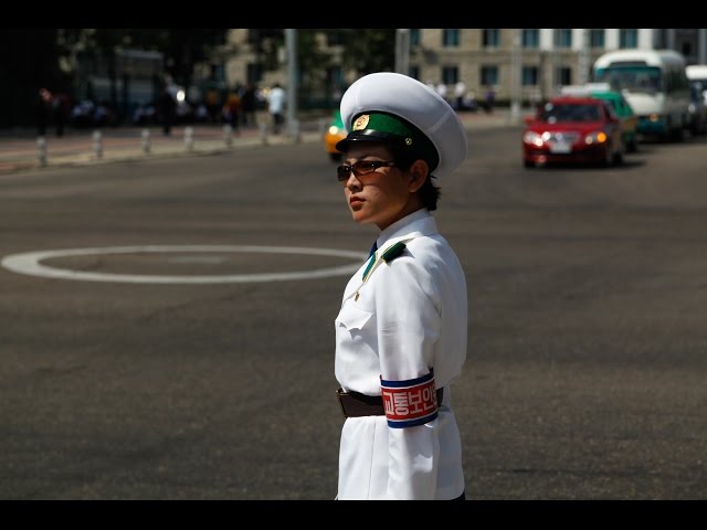 Traffic Lady in North Korea