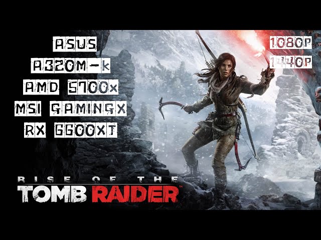 Rise of the Tomb Raider on RX 6600XT