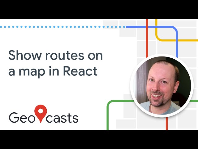How to show directions on a map in React