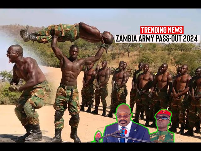 ZAMBIA ARMY PASS-OUT 2024 - OVER 300