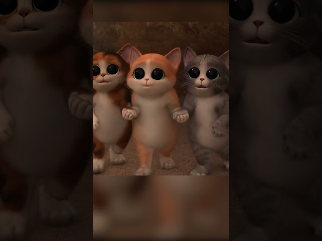 The story of a Knight Cat and three kittens #animated #animation #movie#shorts