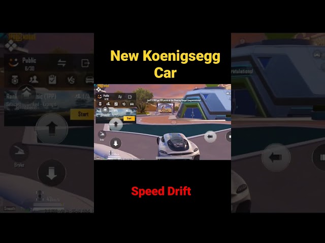 Pubg New Koenigsegg Car | Speed Drift