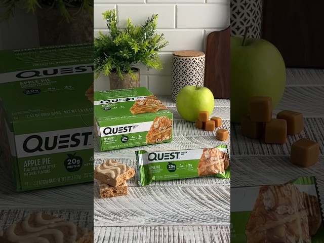 APPLE PIE QUEST BAR IS HERE! 💪🍏🥧😋