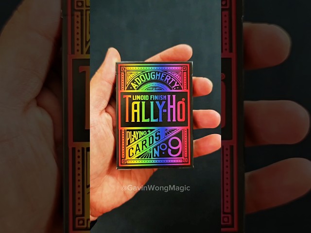Unboxing - Tally Ho Spectrum Rainbow playing cards