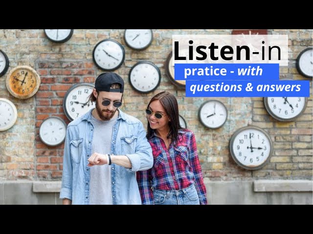 Telling the time - A1 Beginner - English Listening Practice