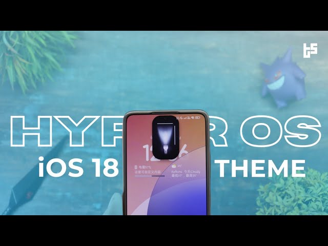 iOS 18 Premium Theme For Hyper Os/Miui 14 🔥 iOS 18 Lockscreen,Homescreen & More