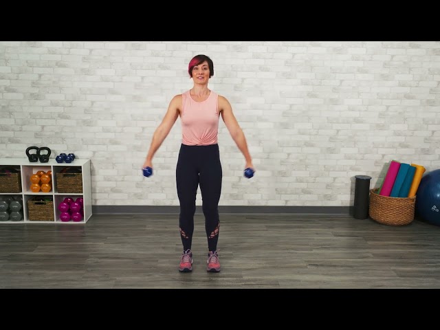 Standing I-Y-T Exercise with Dumbbells