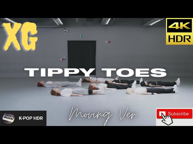 XG - Tippy Toes (Dance Practice Moving ver.) {4K HDR MV}