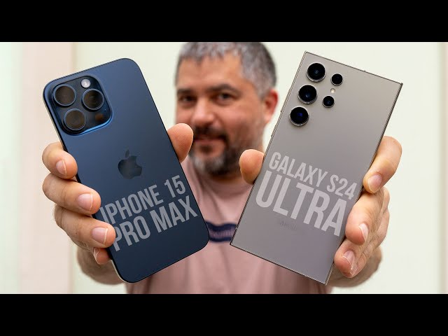 Apple iPhone 15 Pro Max vs Samsung Galaxy S24 Ultra: Kdo s koho?