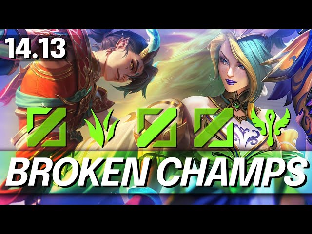 BROKEN Champions In 14.13 for FREE LP - BEST CHAMPS to MAIN for Every Role - LoL Guide Patch 14.13