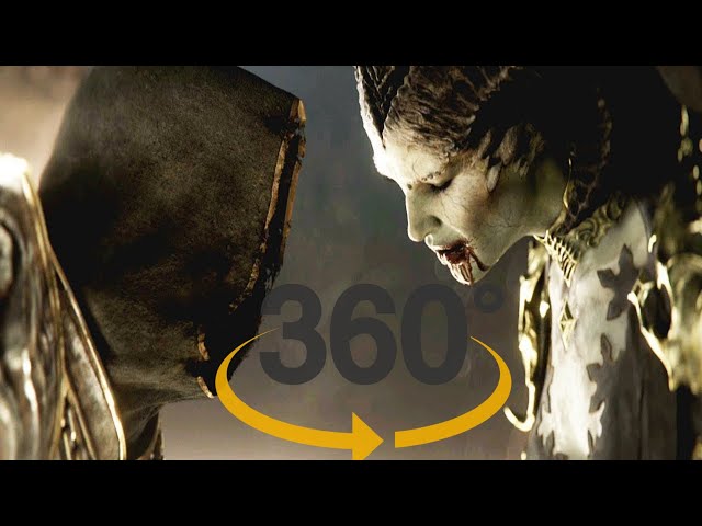DIABLO 4 Inarius Vs Lilith Cinematic Full Battle 4K 360video