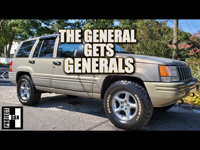 MY STOCK 1998 JEEP GRAND CHEROKEE GETS NEW GENERAL GRABBER ATx 245/75R16 TIRES