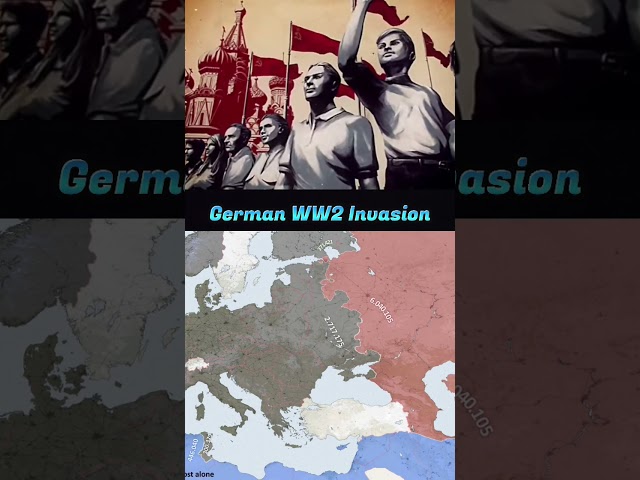 German invasion of the Soviet Union #ww2 #viral #shorts