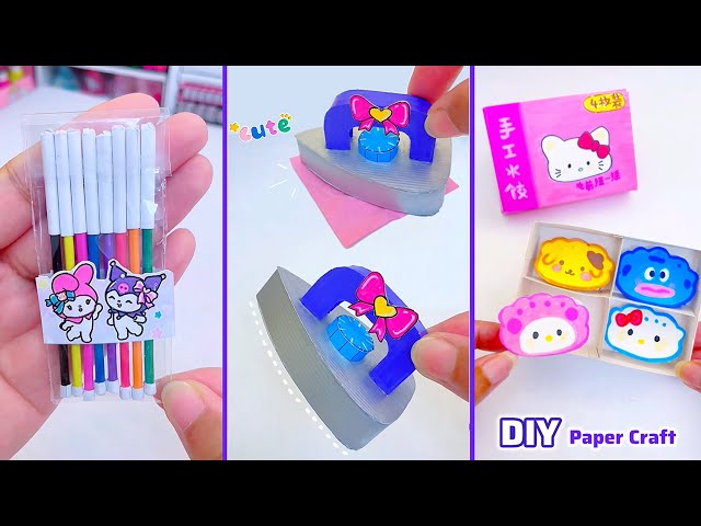 paper craft / DIY Miniature Crafts/ Easy Craft Ideas / school hacks / art and craft/ how to  #shorts