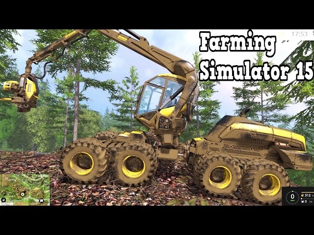 Farming Simulator 15 - PONSSE ScorpionKing Harvester Test Drive