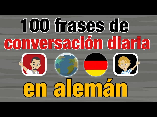 100 frases cotidianas en alemán para principiantes (A1/A2)