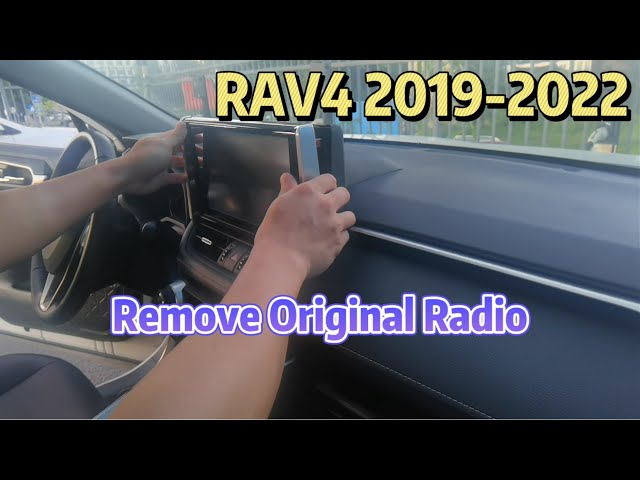 Remove the original car radio in Toyota RAV4 2019-2022-INSTALL GUIDE