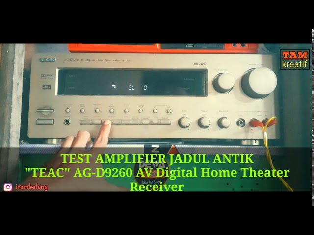 TEAC AG-D 9260 amplifier test