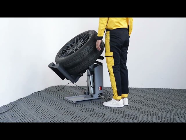 How to use Tire Changer Lift/Loader? Pneumatic Tyre Wheel Lifter for Tire Changers, Universal Type