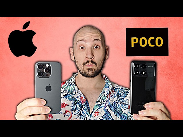 iPhone15 Pro vs Poco X6 Pro! Camera Comparison!