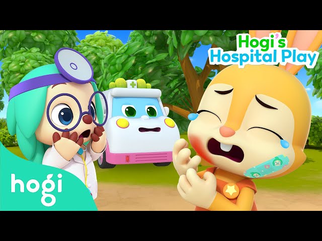 Playtime Boo Boo 🩹 💊｜Hogi's Hospital Play 🚑｜Outdoor Boo Boo｜Kids Play｜Hogi Pinkfong