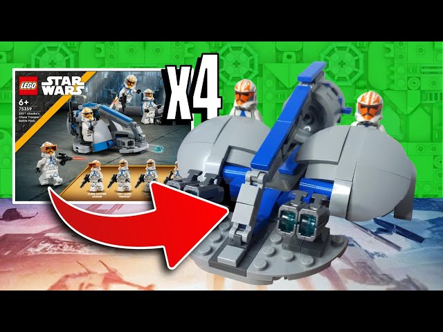 LEGO Star Wars Swamp Speeder Battle Pack... But Minifigure Scale