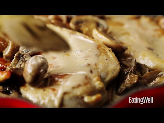 How to Make Creamy Chicken & Mushrooms | EatingWell