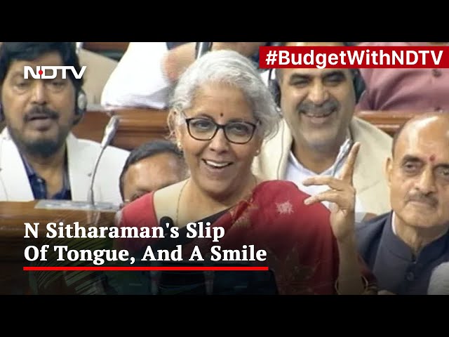 Budget 2023 | N Sitharaman's Slip Of Tongue, And A Smile: "Replacing Old Political Vehicles..."