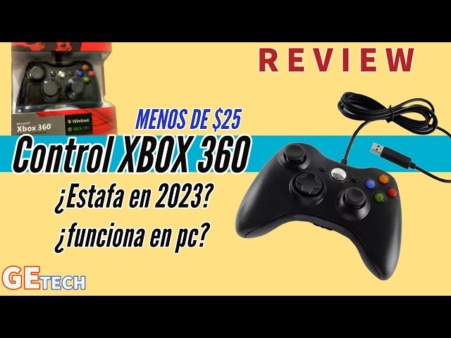 Lo que debes VER antes de comprar este mando GENÉRICO para PC | Review de control XBOX 360 en PC