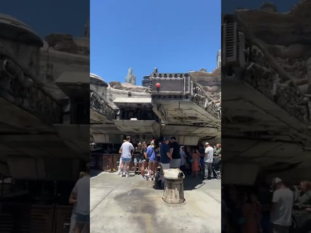 Seeing the life size Millennium Falcon never gets old!