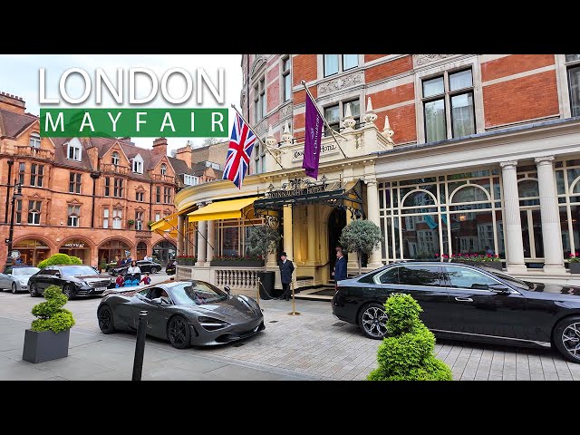Can You Afford to Walk Here?! Mayfair Walking Tour (Luxury Cars & Window Shopping) 4K HDR 60FPS