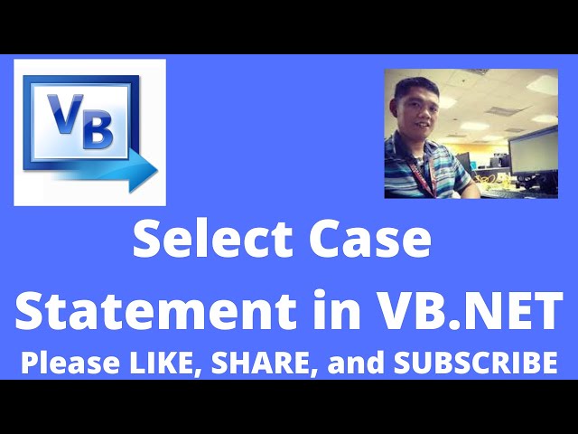 Select Case Statement in Visual Basic NET