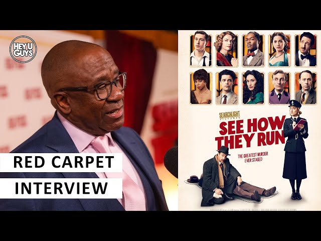 See How They Run Premiere - Lucian Msamati on boning up on his character & being kept in the dark