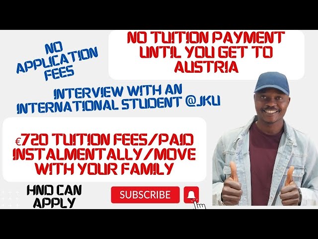 LATEST INFO! EXPERIENCE OF AN INTERNATIONAL STUDENT @JKU | €720 TUITION FEES | MOVE WITH YOUR FAMILY