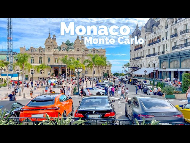 Monte Carlo, Monaco 🇲🇨 - October 2022 - 4K 60fps HDR Walking Tour