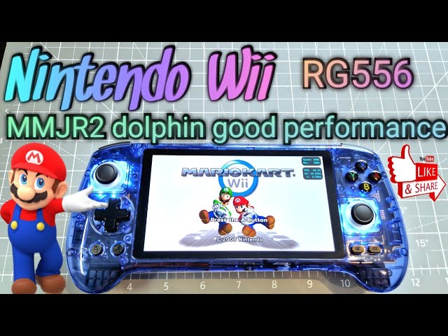 Anbernic Rg556 playing Nintendo Wii games I new update dolphin mmjr2 I retro handheld