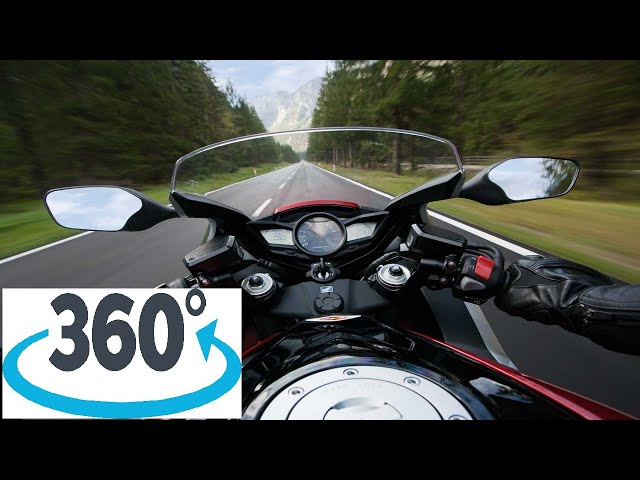 Amazing YAMAHA R6 ride at speed of 279 km/h. Virtual reality