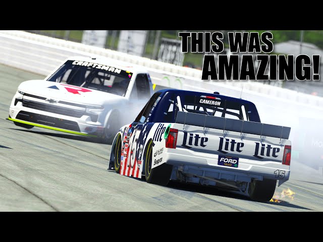 This is why I love Oval racing! | iRacing Class C trucks at Michigan
