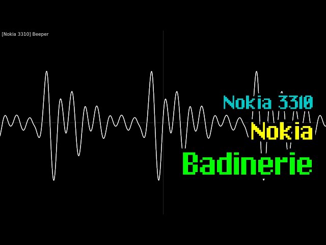 Nokia - "Badinerie" [Nokia 3310] (Oscilloscope Visualization)