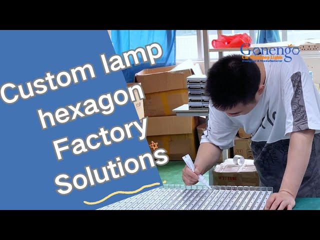 Hexagon led lighting | Factory Direct Custom Hexagonal LED Lights Solutions
