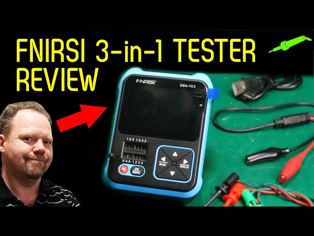 🔴 FNIRSI DSO-TC3 Component Tester Review - No.1141
