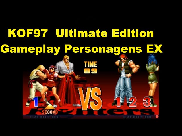 KOF97 Ultimate Edition Personagens EX gameplay