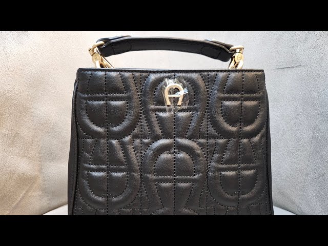 UNBOXING!!!! Aigner Diadora Handbag XS Black