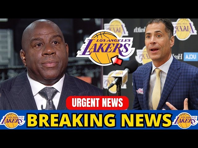 BOMB! HE SAID WHAT HE SHOULD NOT HAVE! LOOK WHAT MAGIC JOHNSON SAID ABOUT THE LAKERS! LAKERS NEWS!