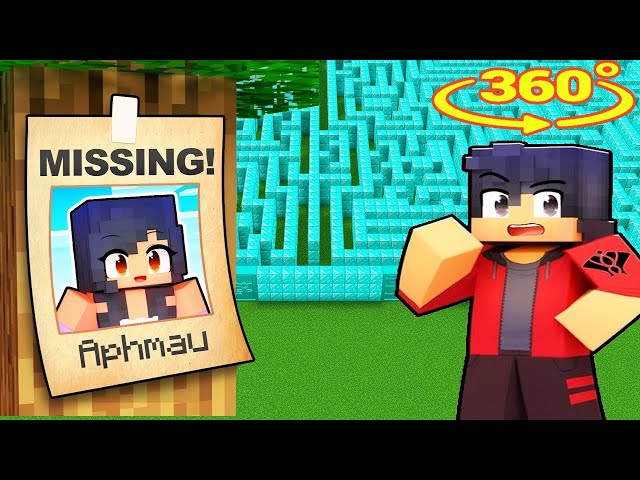 Aphmau Is MISSING In DIAMOND MAZE - Minecraft! 360°