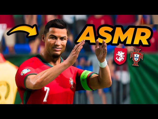 ASMR Whispered | Georgia v Portugal | EA FC 24 Gameplay for Sleep ⚽️😴